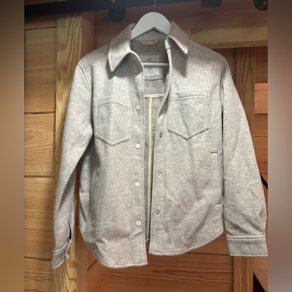 Hollister Bonded Fleece Shacket